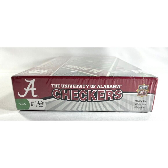 NCAA Alabama Crimson Tide Checkers Game Board New Factory Sealed - Picture 7 of 9